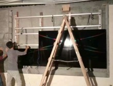东莞纺织服装学校LG49寸3x3拼接案例